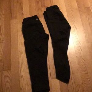 Athleta workout crop leggings xxs